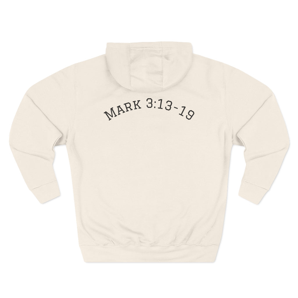 DISCIPLE HOODIE Three-Panel Fleece Hoodie