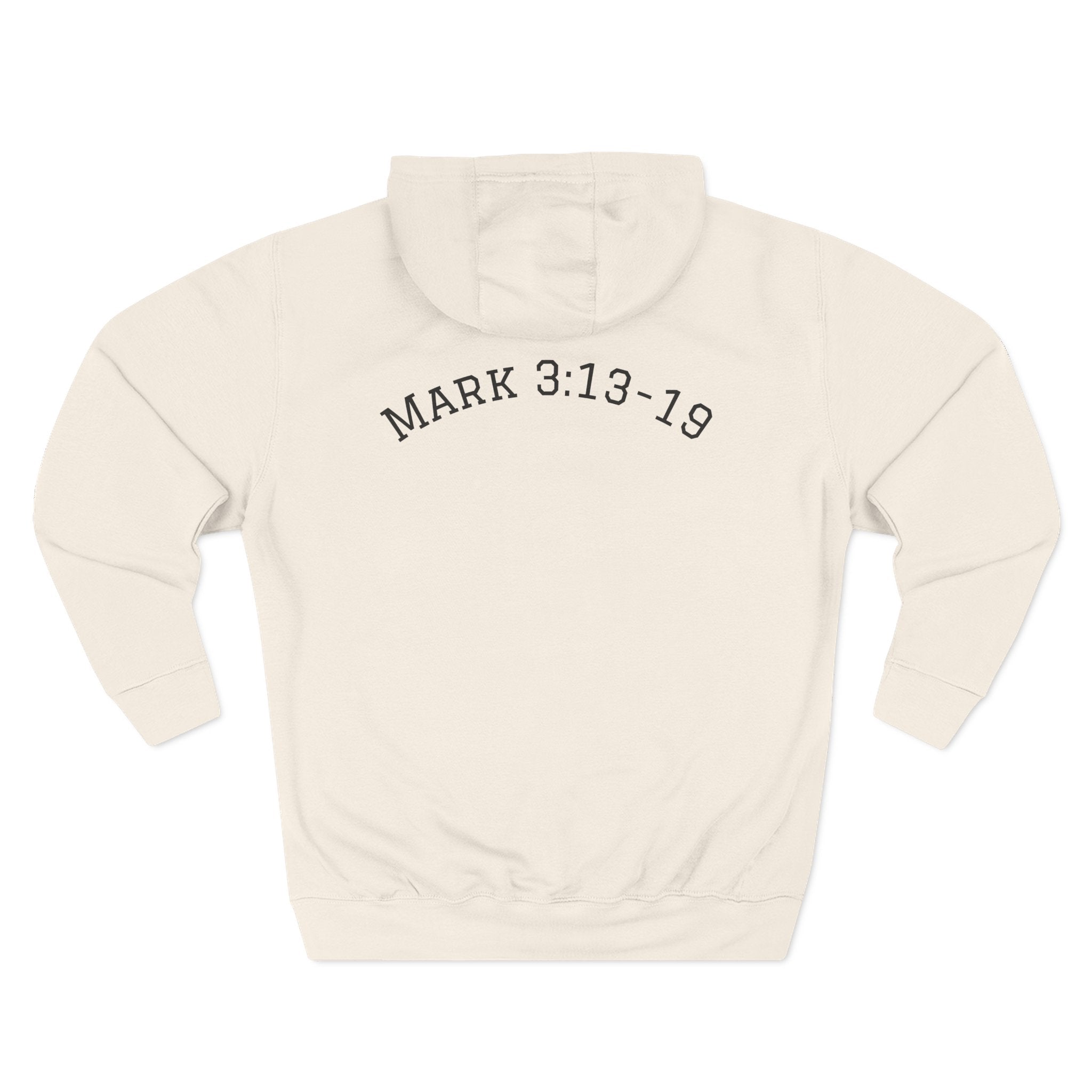 DISCIPLE HOODIE Three-Panel Fleece Hoodie