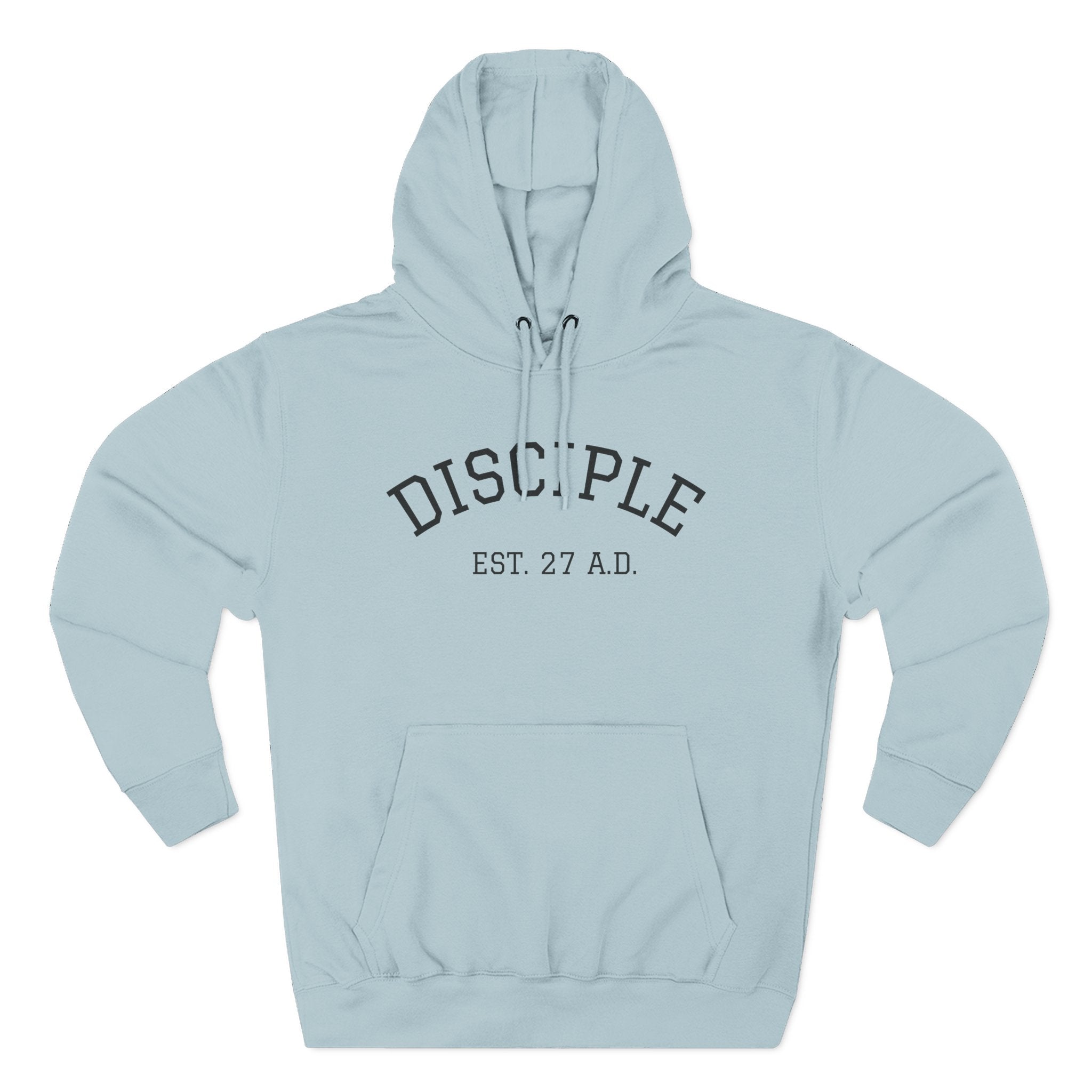 DISCIPLE HOODIE Three-Panel Fleece Hoodie