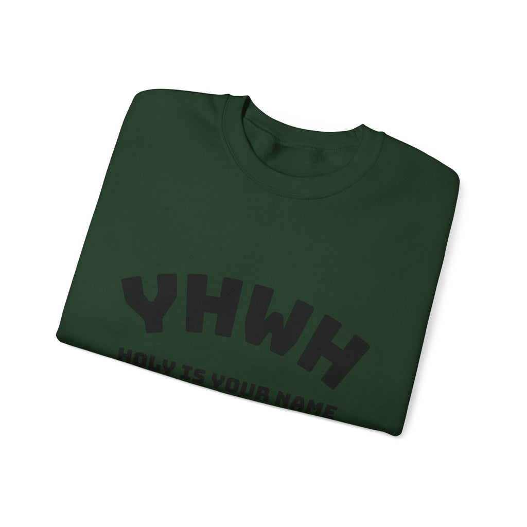 YHWH HOLY IS YOUR NAME Unisex Heavy Blend™ Crewneck Sweatshirt