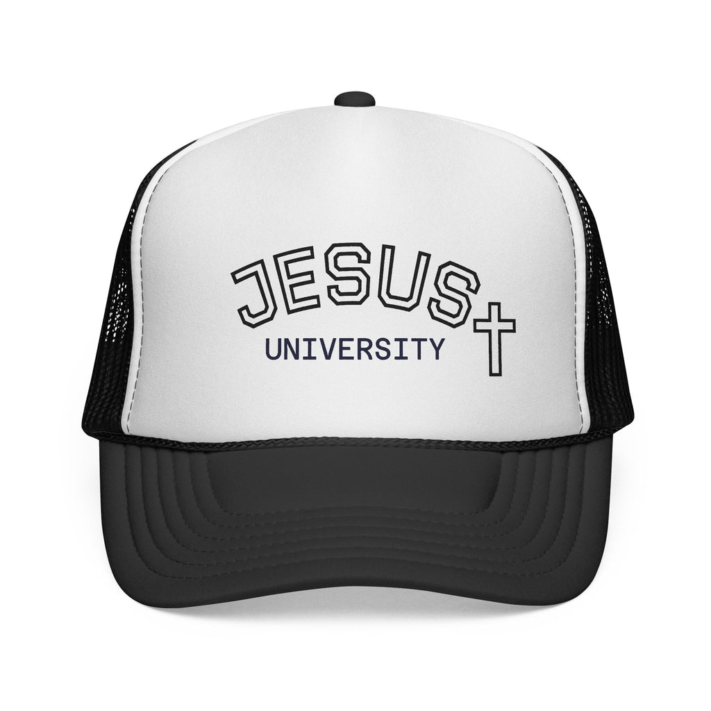 Jesus University Trucker Hat — Christian Faith Mesh Cap
