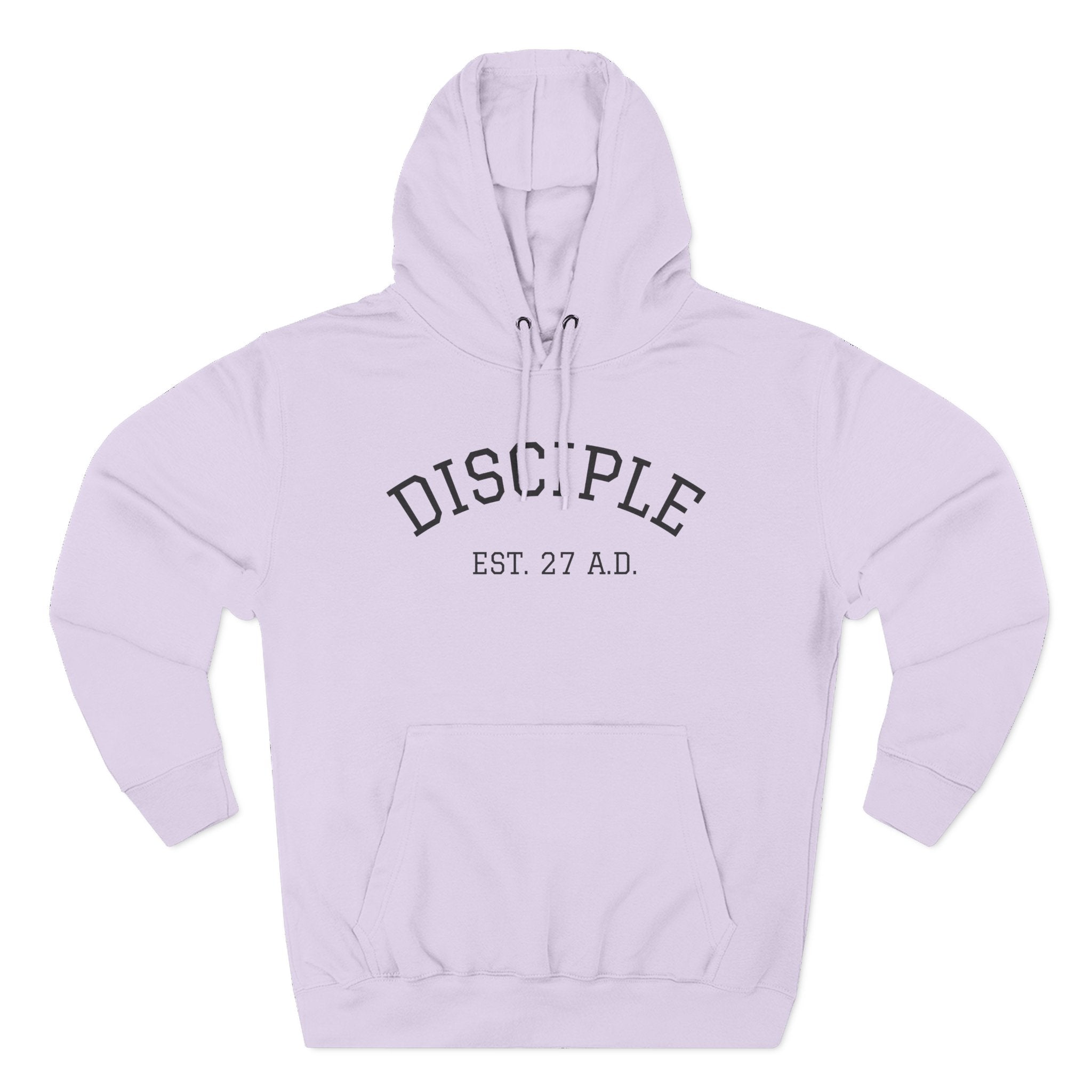 DISCIPLE HOODIE Three-Panel Fleece Hoodie