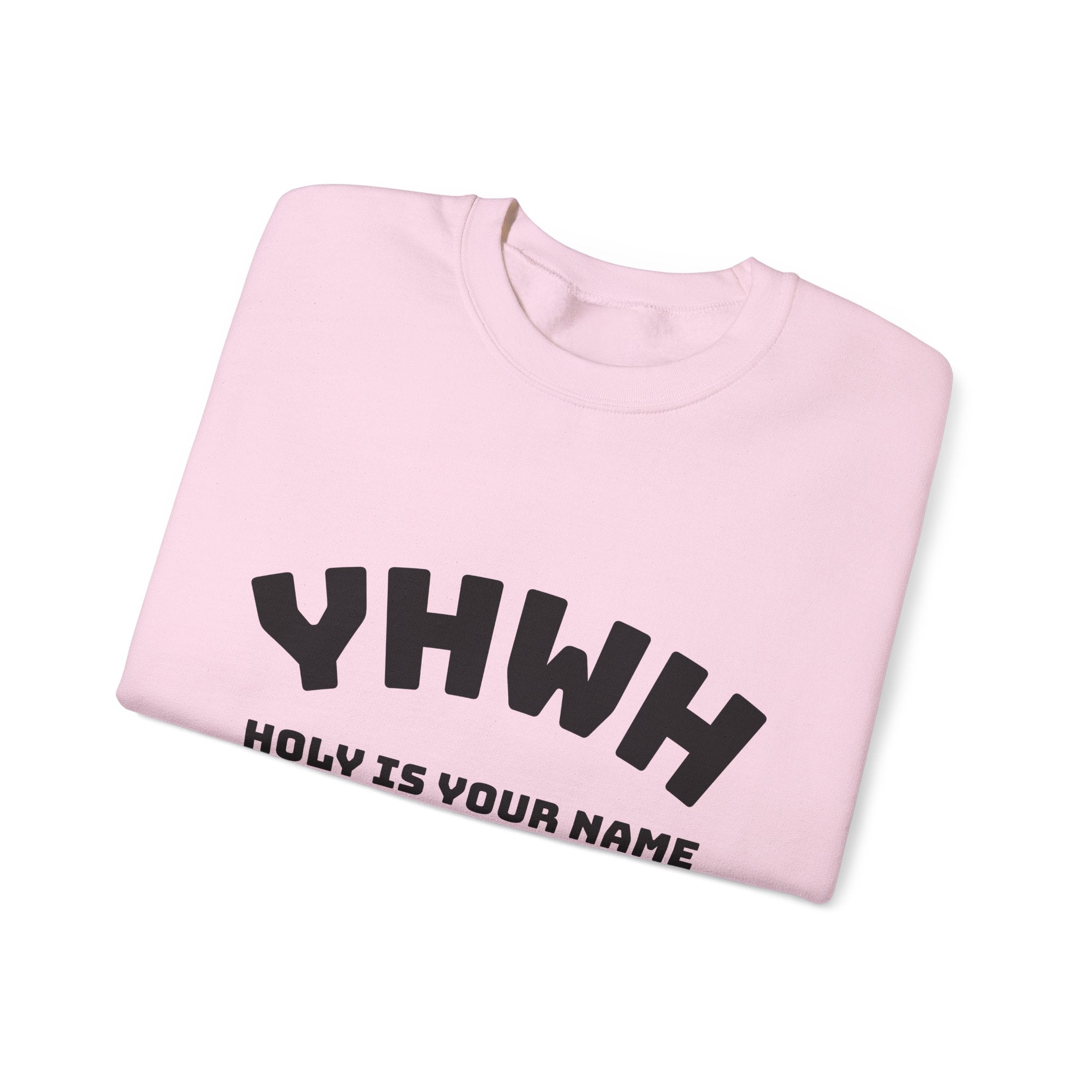 YHWH HOLY IS YOUR NAME Unisex Heavy Blend™ Crewneck Sweatshirt