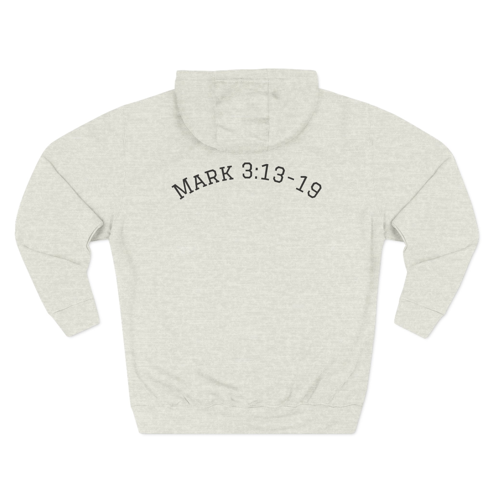 DISCIPLE HOODIE Three-Panel Fleece Hoodie