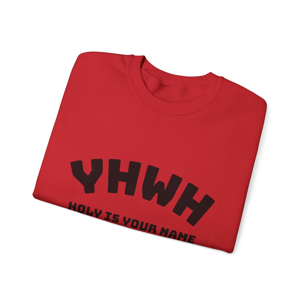 YHWH HOLY IS YOUR NAME Unisex Heavy Blend™ Crewneck Sweatshirt