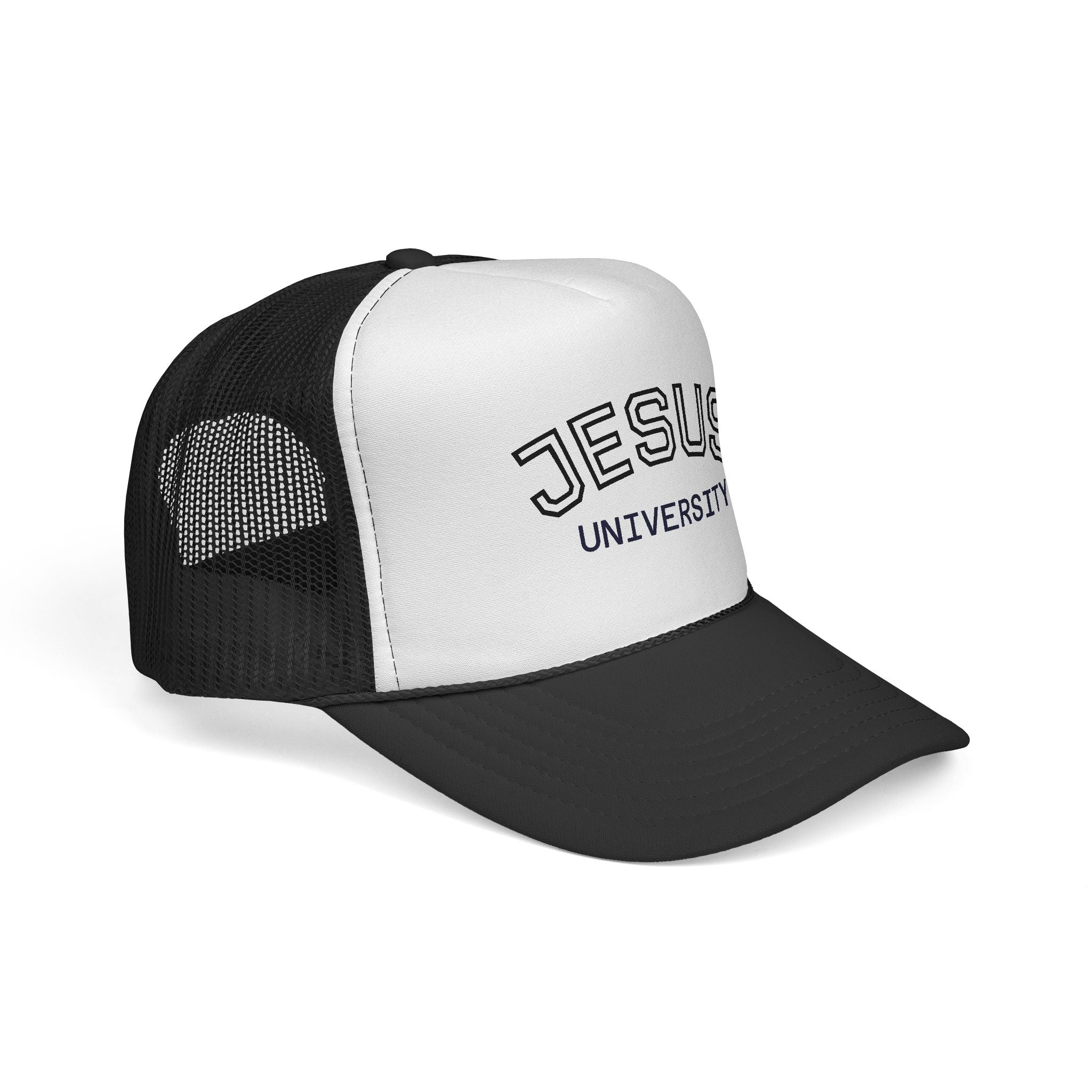 Jesus University Trucker Hat — Christian Faith Mesh Cap