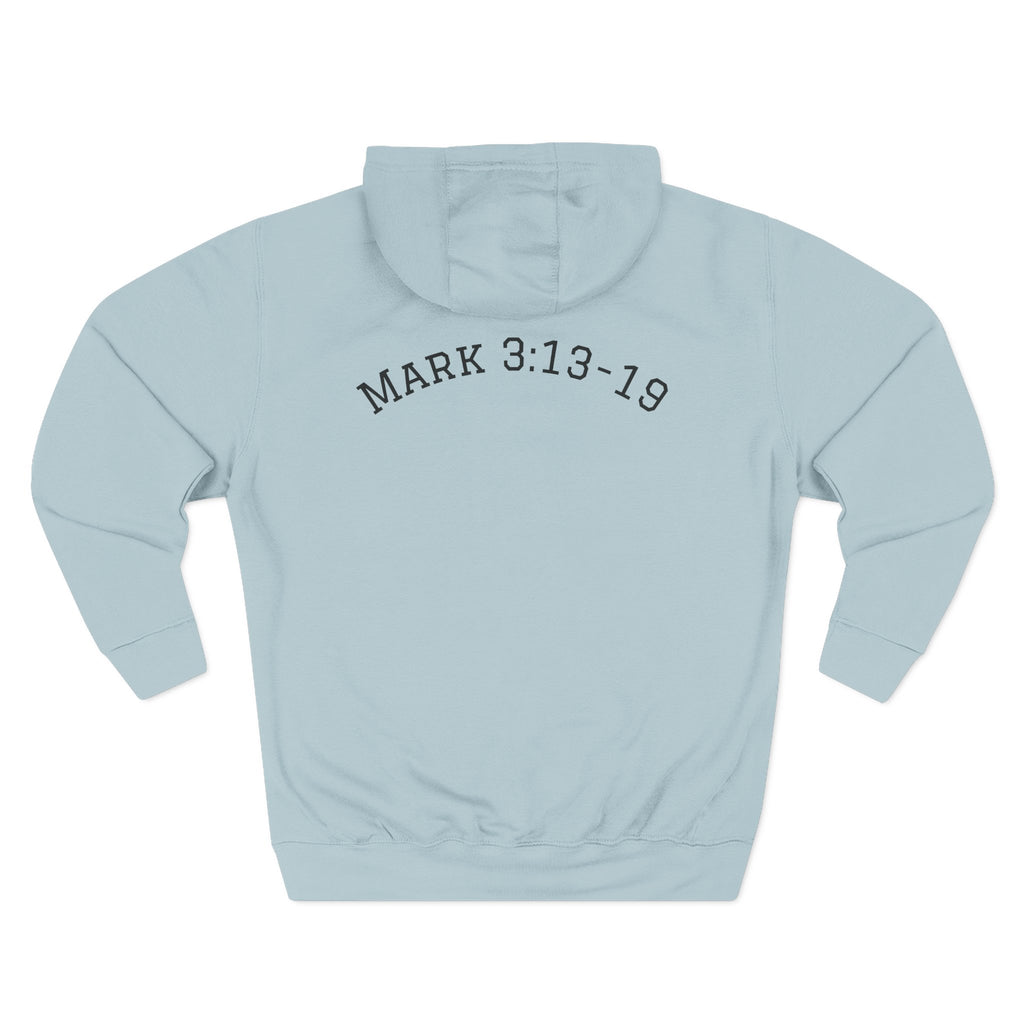 DISCIPLE HOODIE Three-Panel Fleece Hoodie