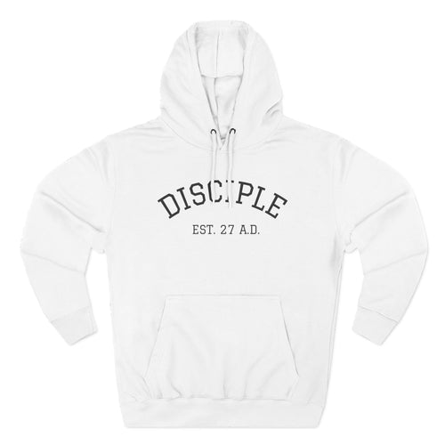 DISCIPLE HOODIE Three-Panel Fleece Hoodie