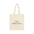 "The Bible Bag" Cotton Canvas Book Tote