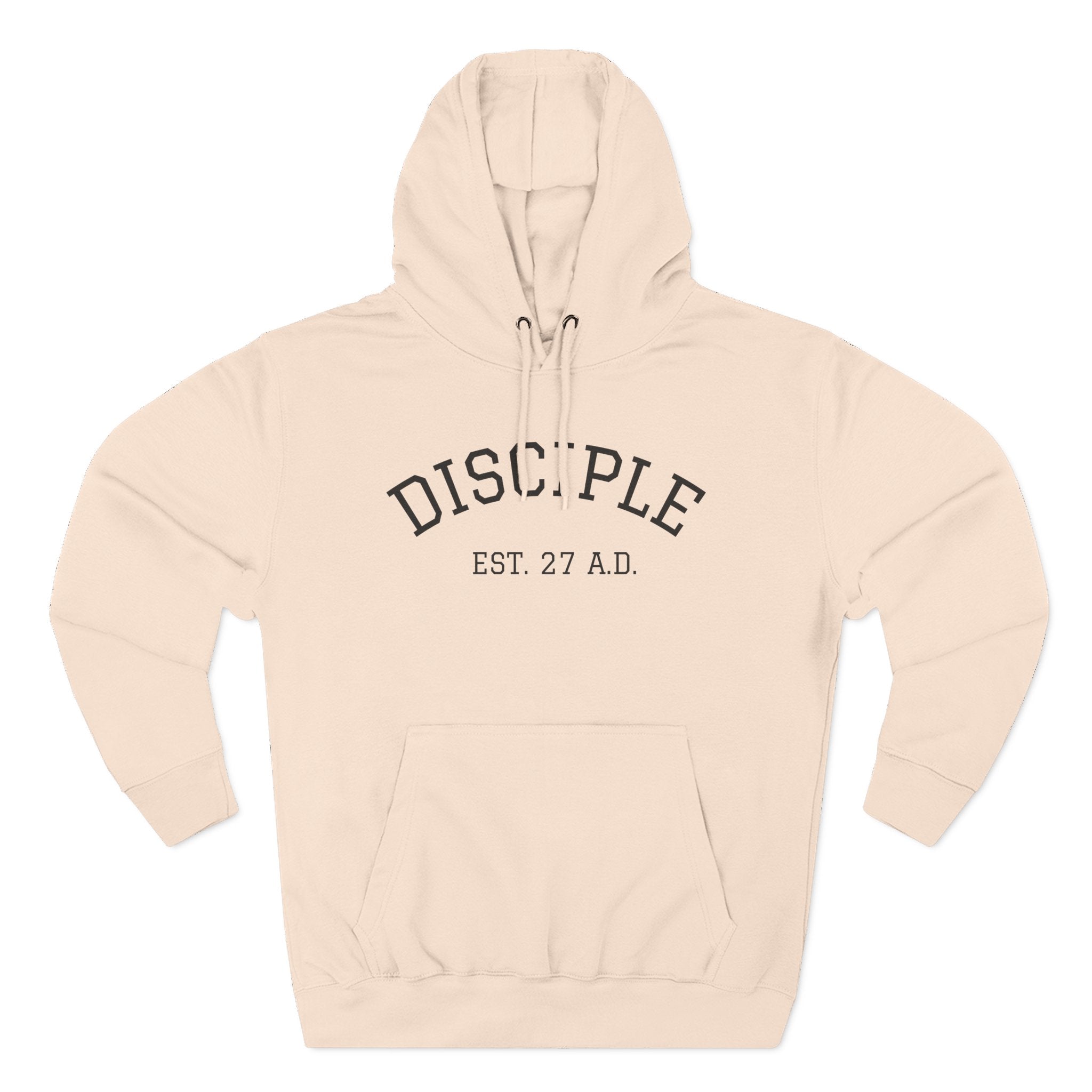 DISCIPLE HOODIE Three-Panel Fleece Hoodie