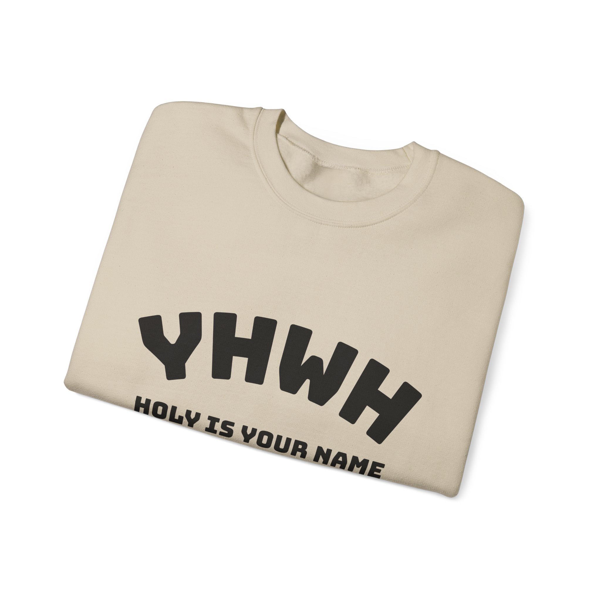 YHWH HOLY IS YOUR NAME Unisex Heavy Blend™ Crewneck Sweatshirt