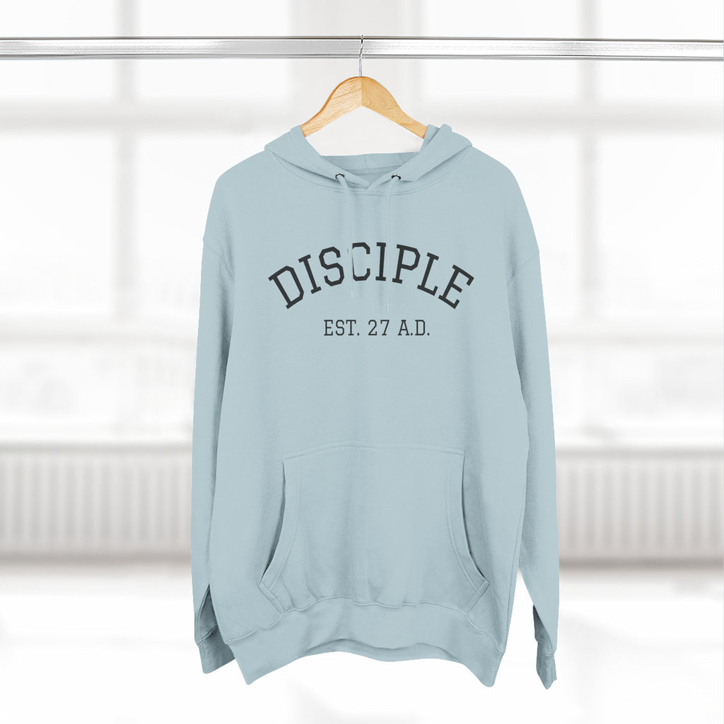 DISCIPLE HOODIE Three-Panel Fleece Hoodie