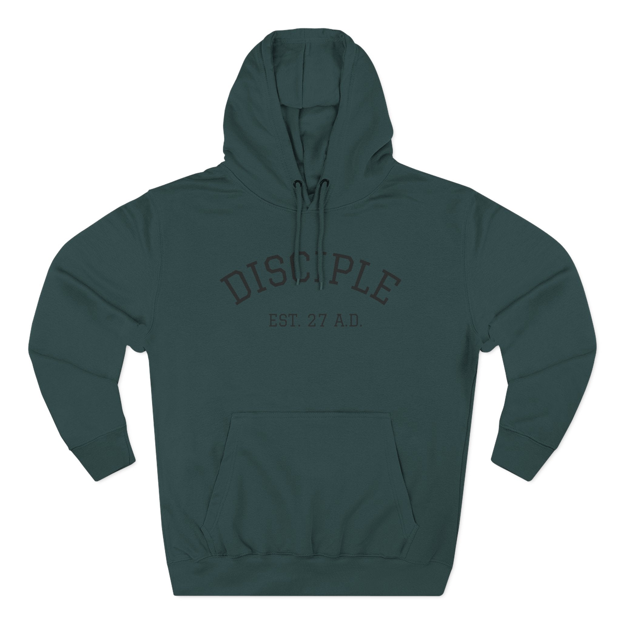DISCIPLE HOODIE Three-Panel Fleece Hoodie