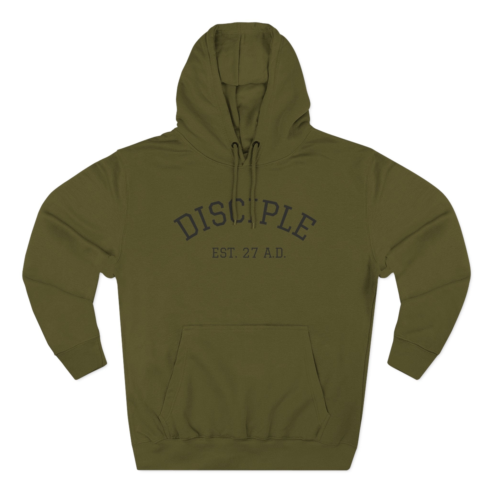DISCIPLE HOODIE Three-Panel Fleece Hoodie