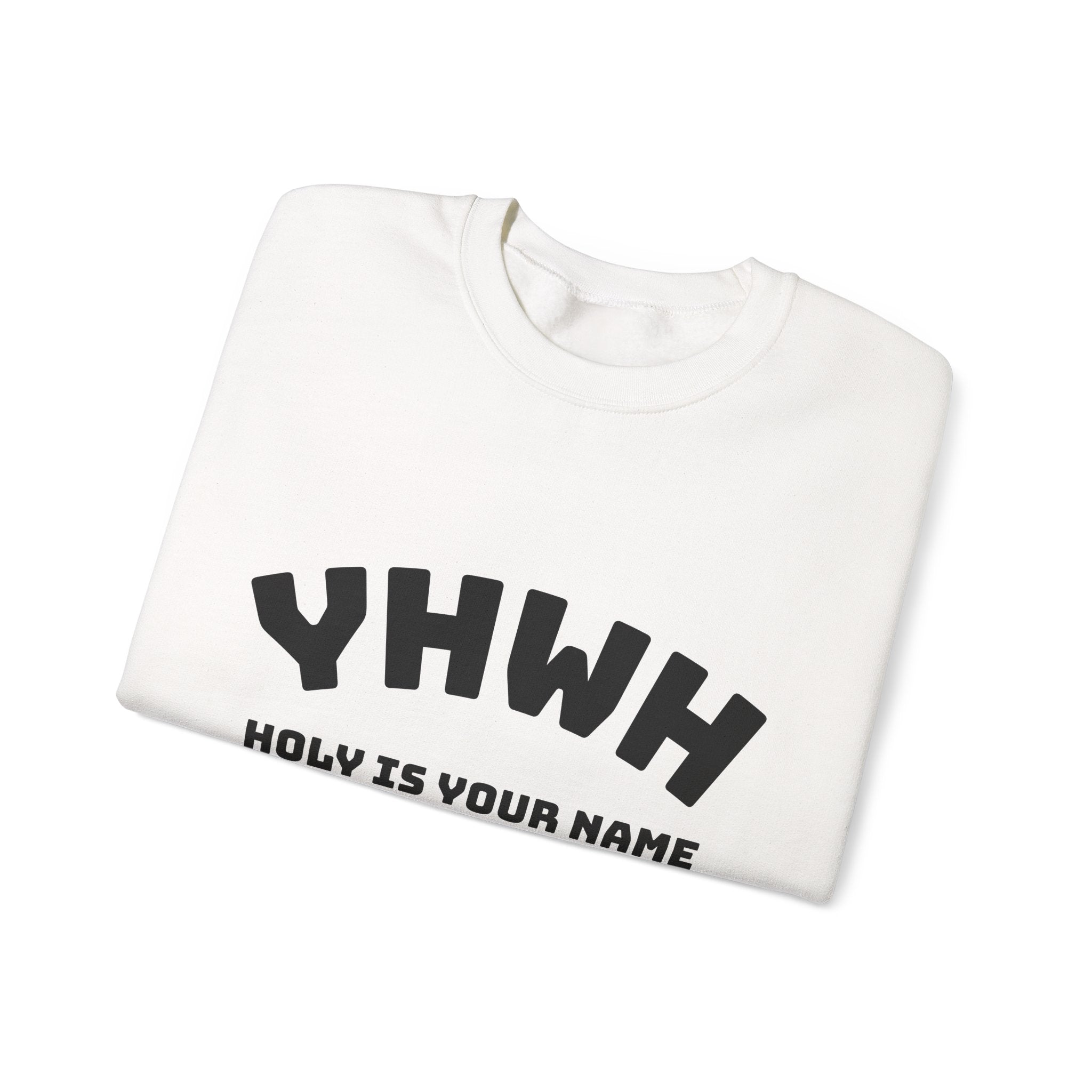 YHWH HOLY IS YOUR NAME Unisex Heavy Blend™ Crewneck Sweatshirt